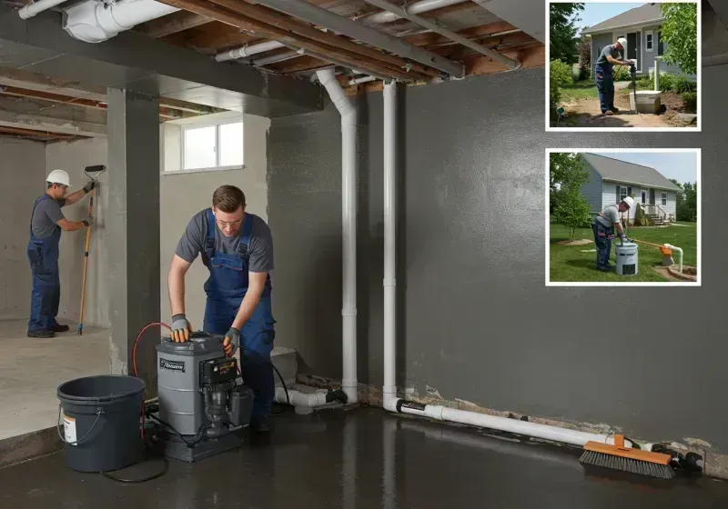 Basement Waterproofing and Flood Prevention process in Miller, SD